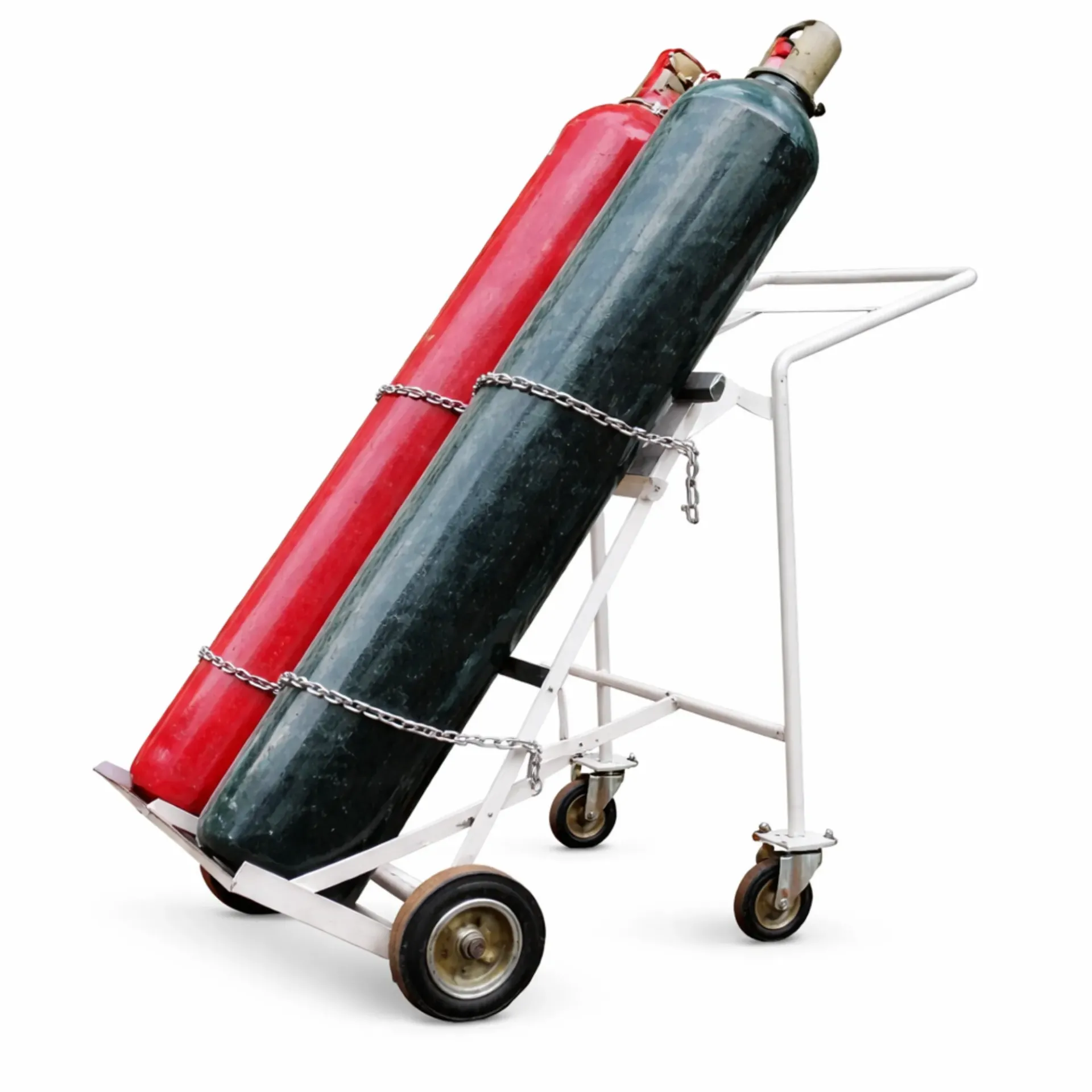 Double cylinder trolley