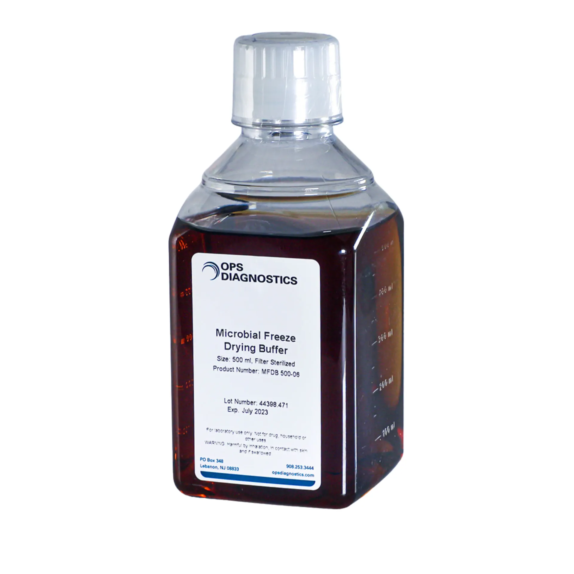 Microbial Freeze Drying Buffer, Filter Sterilized